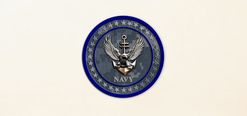 P 546 RT Navy Rosetan Faux